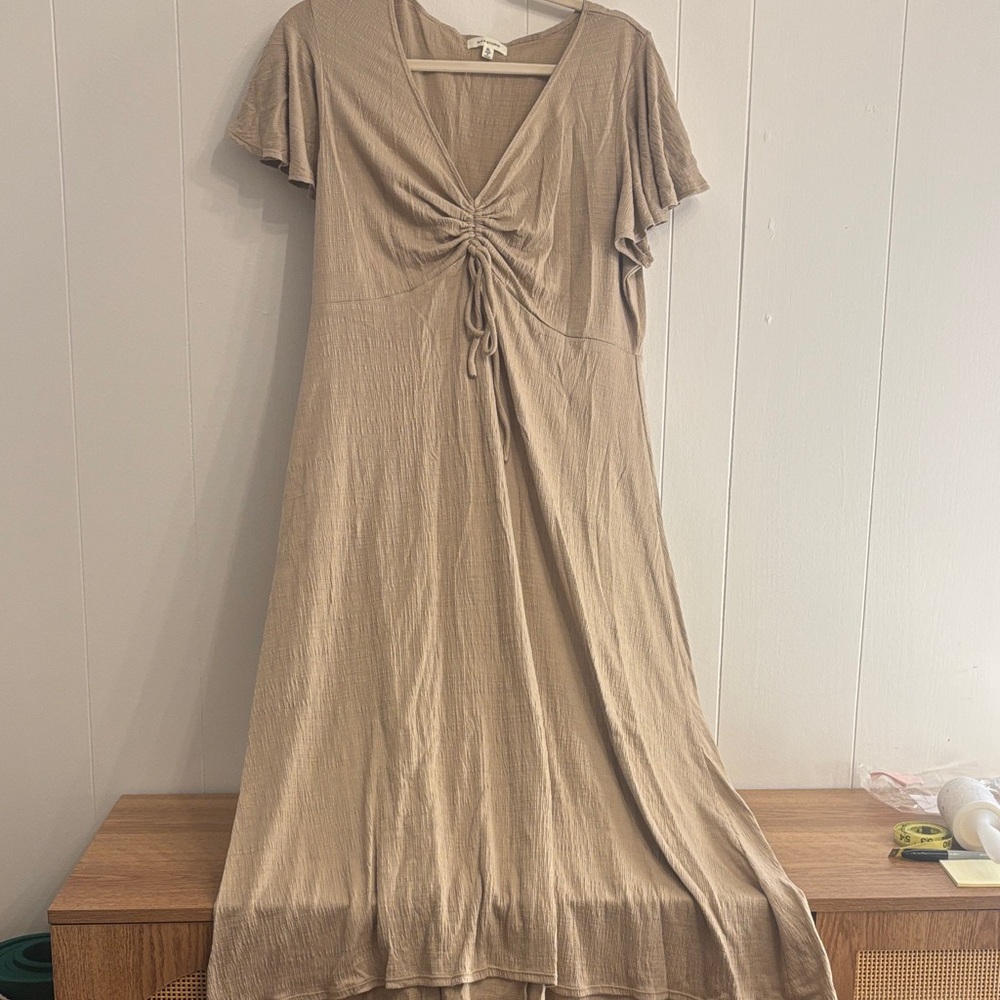 Elegant Tan Dress